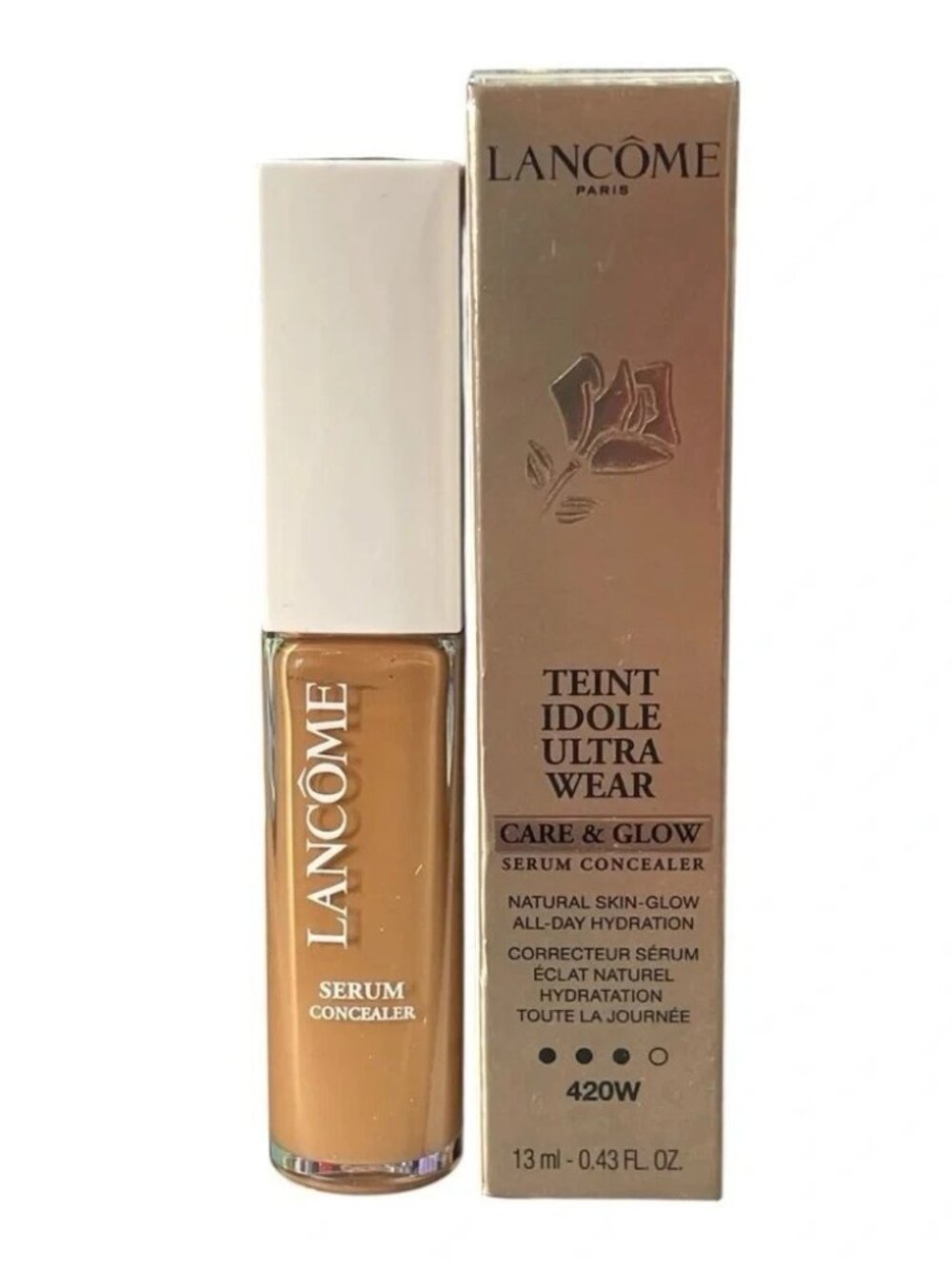 Lancome Teint Idole Ultra Wear Care & Glow Serum Concealer-420 W
